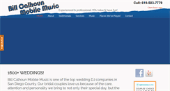 Desktop Screenshot of djforwedding.com
